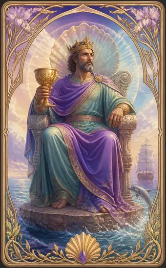 Tarotkortet Konge i begre