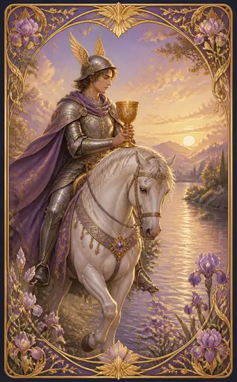 Tarotkortet Ridder i begre