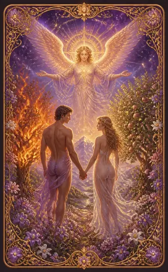Tarotkortet De elskende