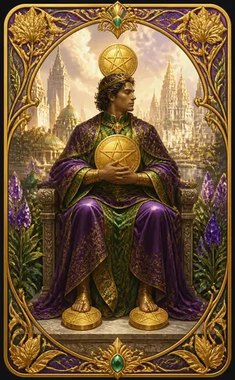 Tarotkortet Firer i mynter