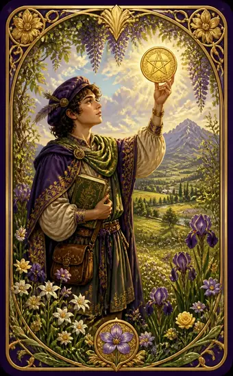 Tarotkortet Knekt i mynter