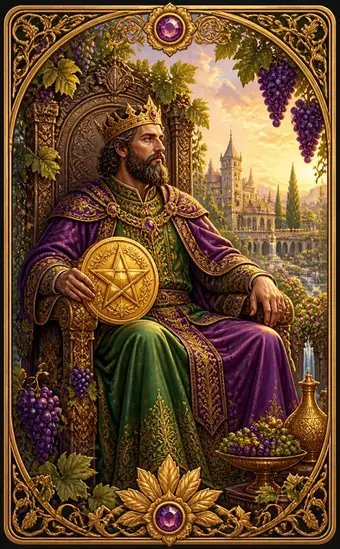 Tarotkortet Konge i mynter