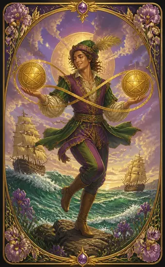Tarotkortet Toer i mynter