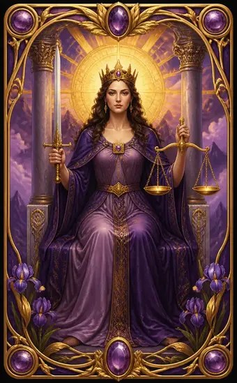 Tarotkortet Rettferdighet