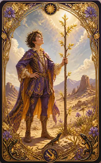 Tarotkortet Knekt i staver