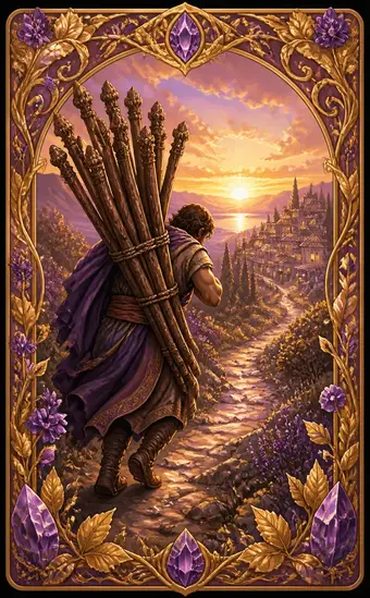 Tarotkortet Tier i staver