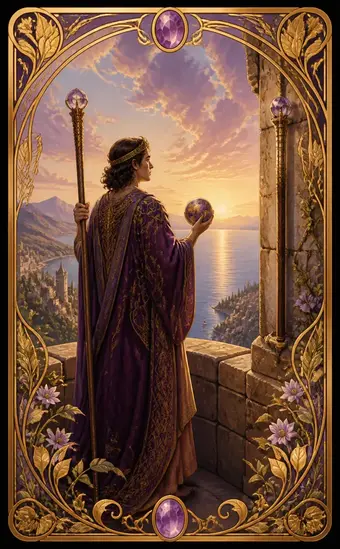 Tarotkortet Toer i staver