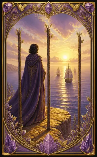Tarotkortet Treer i staver