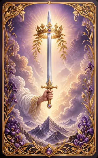 Tarotkortet Ess i sverd