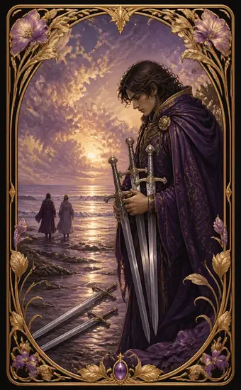 Tarotkortet Femmer i sverd