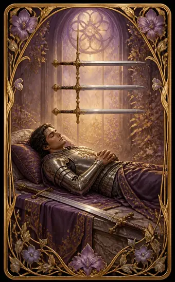 Tarotkortet Firer i sverd