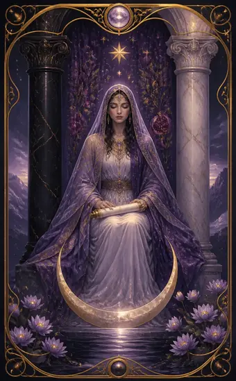 Tarotkortet Yppersteprestinnen